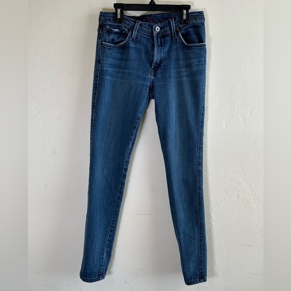 James Jeans Twiggy Dark Wash Classic Skinny/Straight Preppy Jeans Sz 29 - Picture 1 of 10